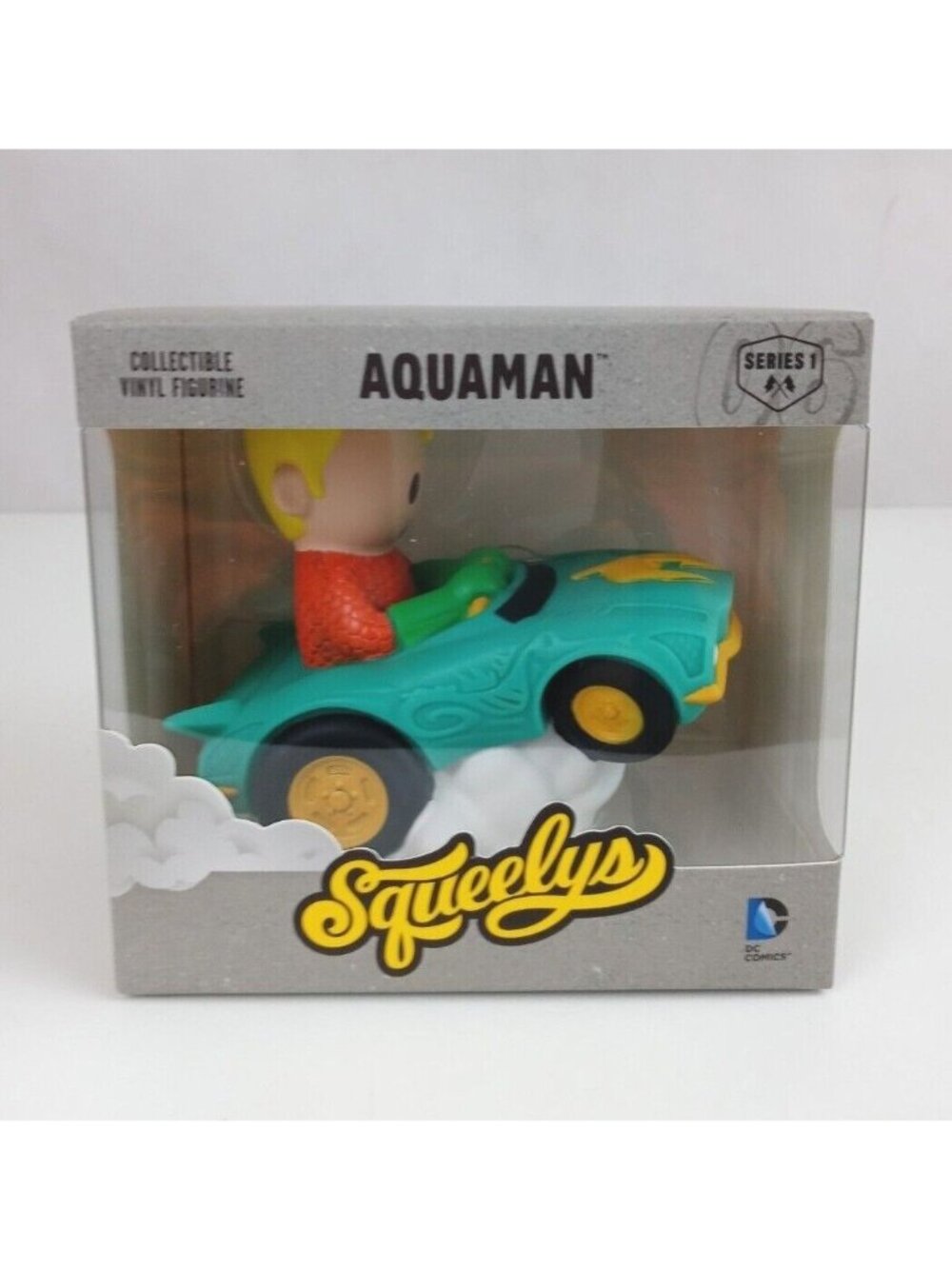 New Hallmark Squeelys Series 1 #6 Aquaman Collectible Vinyl Figure